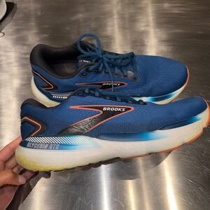 Brooks Glycerin GTS 21 Mens Running Shoes Blue Orange 1104201D474 Size 13